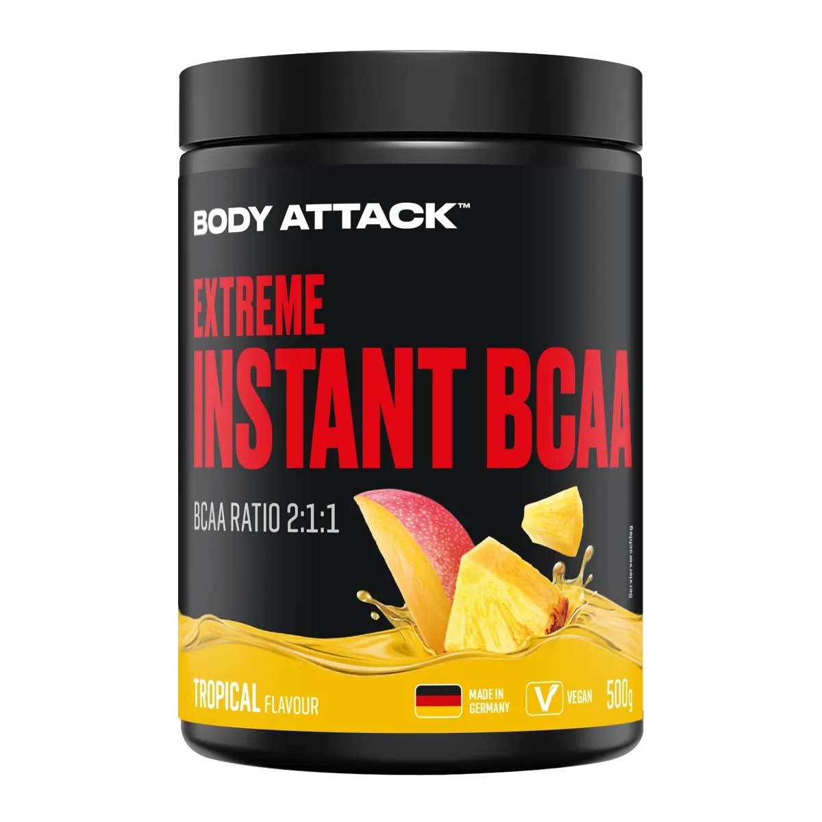 BODY ATTACK - Extreme Instant BCAA 500g tropical 
